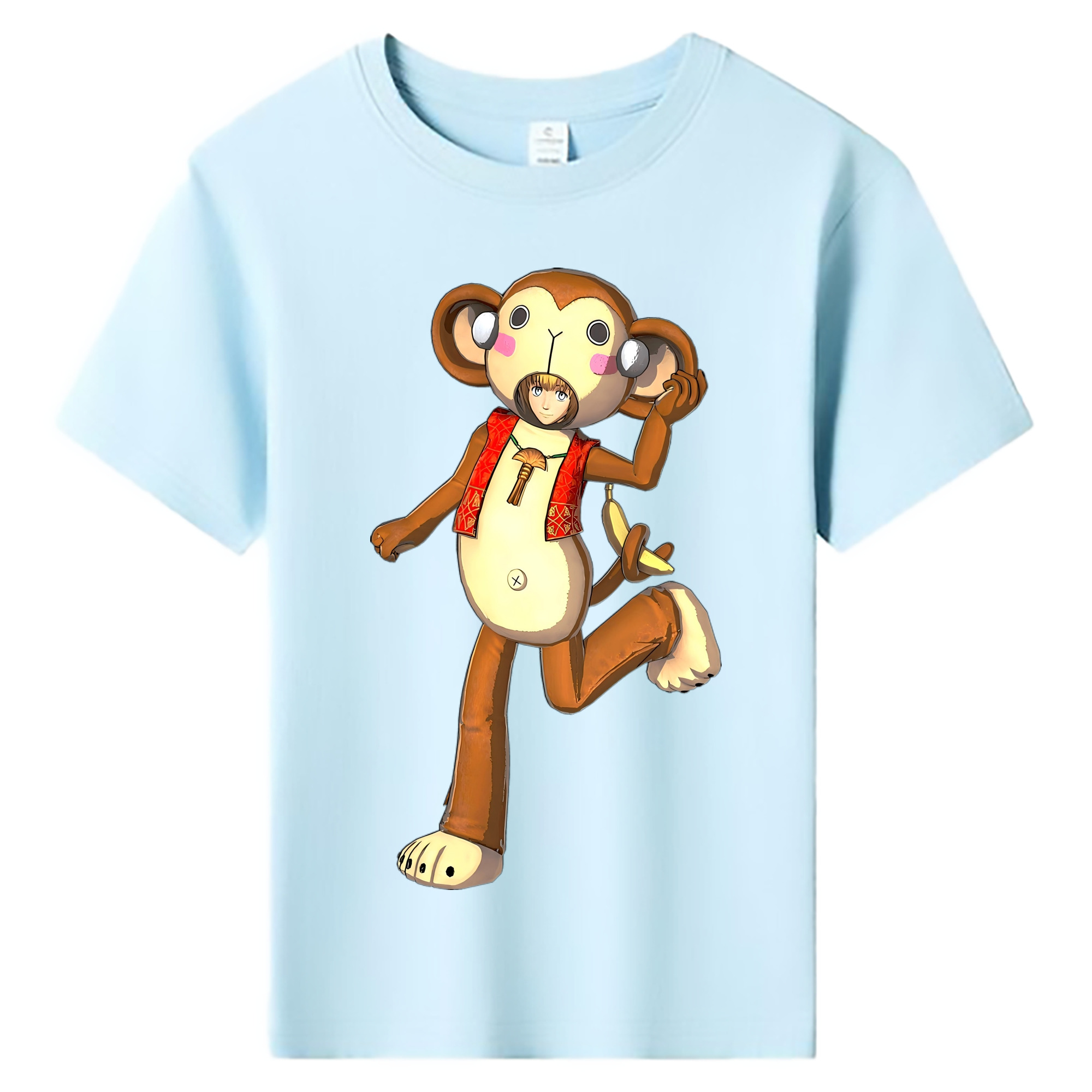 （画像用） 進撃の巨人 アルミン·アルレルト Attack on Titan Armin Arlert 綿100％キッズTシャツ（フロントプリント）